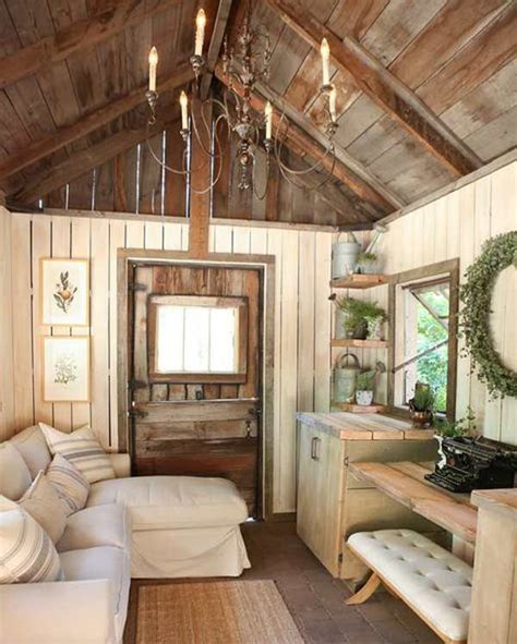 turning a shed into a living room